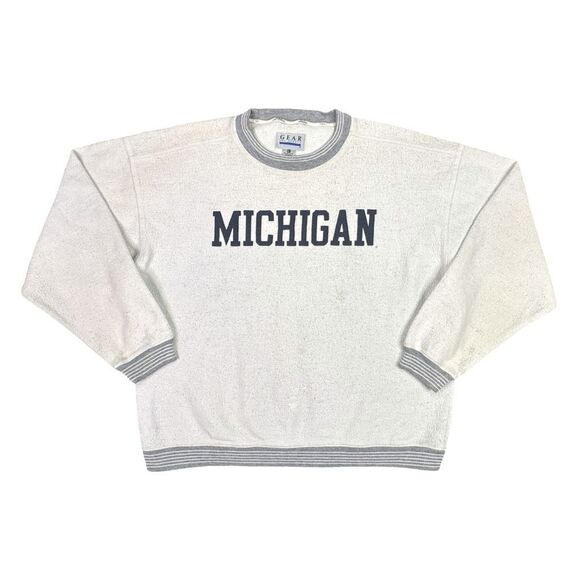 Vintage Gear For Sport University of Michigan Crew Neck Sweatshirt - Size XL - Picture 1 of 6